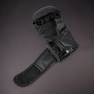 Venum Impact Evo MMA Sparring Gloves Black used for MMA sparring striking grappling and combat sports training