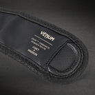 Pair of Venum Impact Evo MMA Sparring Gloves Black shown together with Venum logos visible