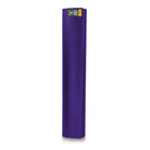 Yogi practicing on a purple Warrior II Yoga Mat, demonstrating comfort and superior grip during poses.
