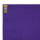 Rolled-up Warrior II Yoga Mat in purple, lightweight and easy to carry for yoga classes or travel.