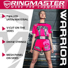 RingMaster Warrior Hot Pink Thai boxing shorts for children's martial arts training