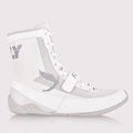 Fly Storm Boxing Boots White - RINGMASTER SPORTS - Made For Champions