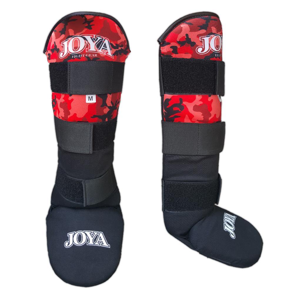 Joya XS Velcro Shinguard Camo Red Image 1