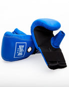 RingMaster Sports Bag Mitts Genuine Leather Blue Image 2