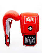 RingMaster Sports Bag Mitts Genuine Leather Red Image 4