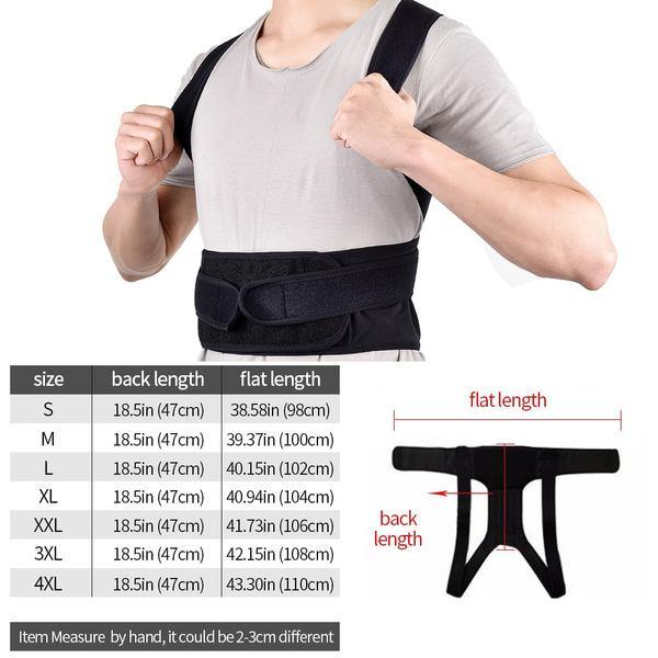 Back Waist Posture Corrector Adjustable Adult Correction Belt Waist Trainer - RingMaster Sports
