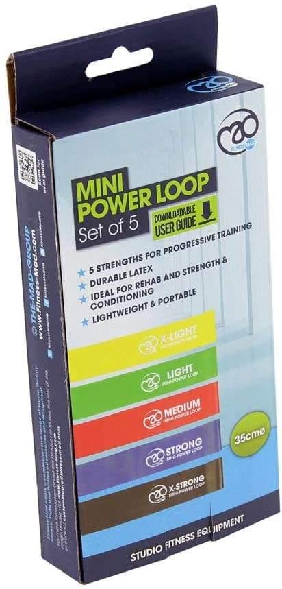 Fitness Mad Mini Power Loop Set (5) Effective Strength Training ...