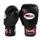 BGVL3 Twins Navy Black Velcro Boxing Gloves - RINGMASTER SPORTS - Made For Champions