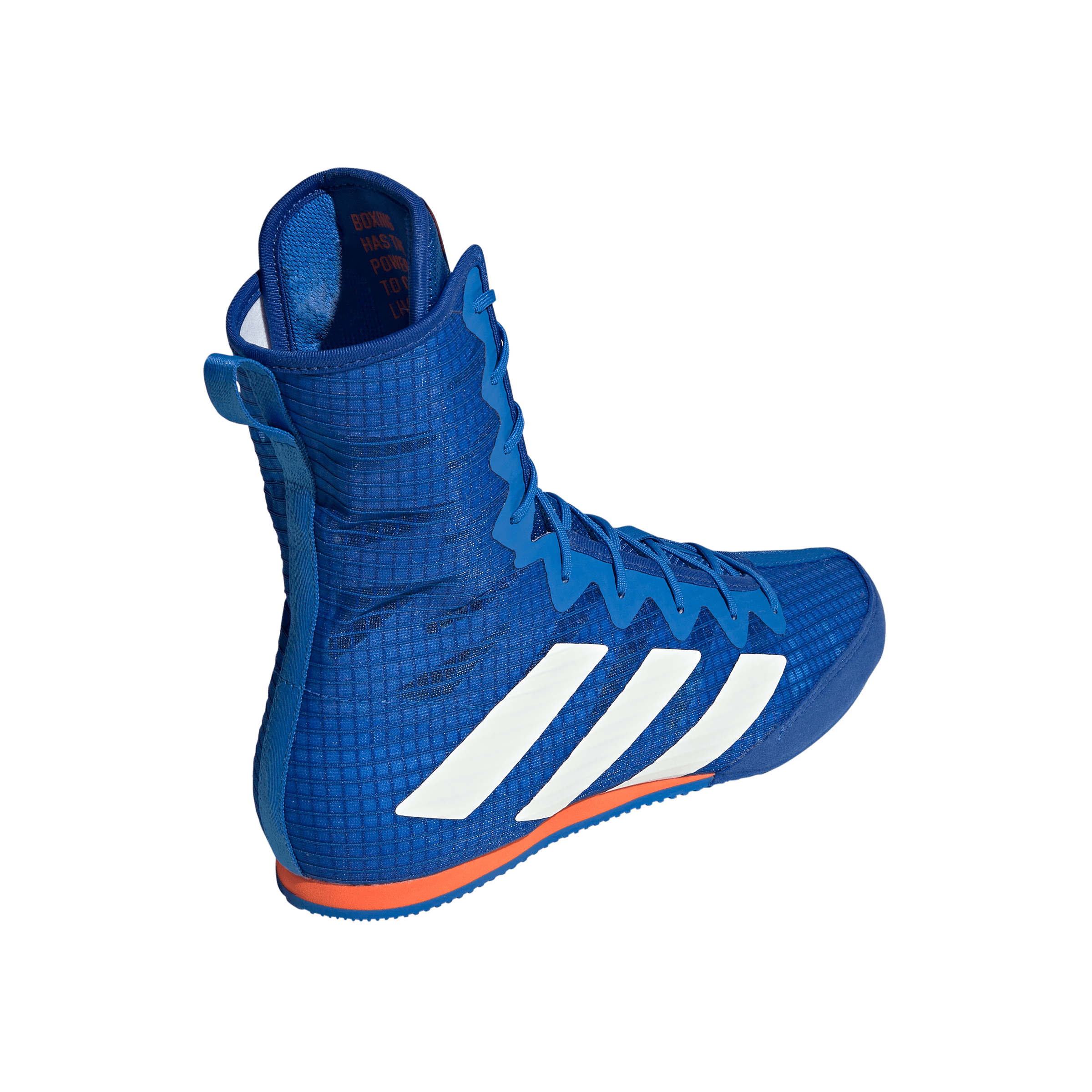 Adidas box hog 4, Royal Blue White Orange, adidas box hog 4, box hog 4, adidas hog 4, box hog 4 shoes, adidas box hog 4 boxing boots, adidas hog 4 boxing boots, adidas boxhog 4, boxhog 4, adidas box hog 4 black, adidas box hog 4 white, Ringmaster Boxing equipment, Ringmaster Boxing gloves, Ringmaster boxing boots, Adidas BOX HOG 4 Boxing Shoes Royal Blue White Orange