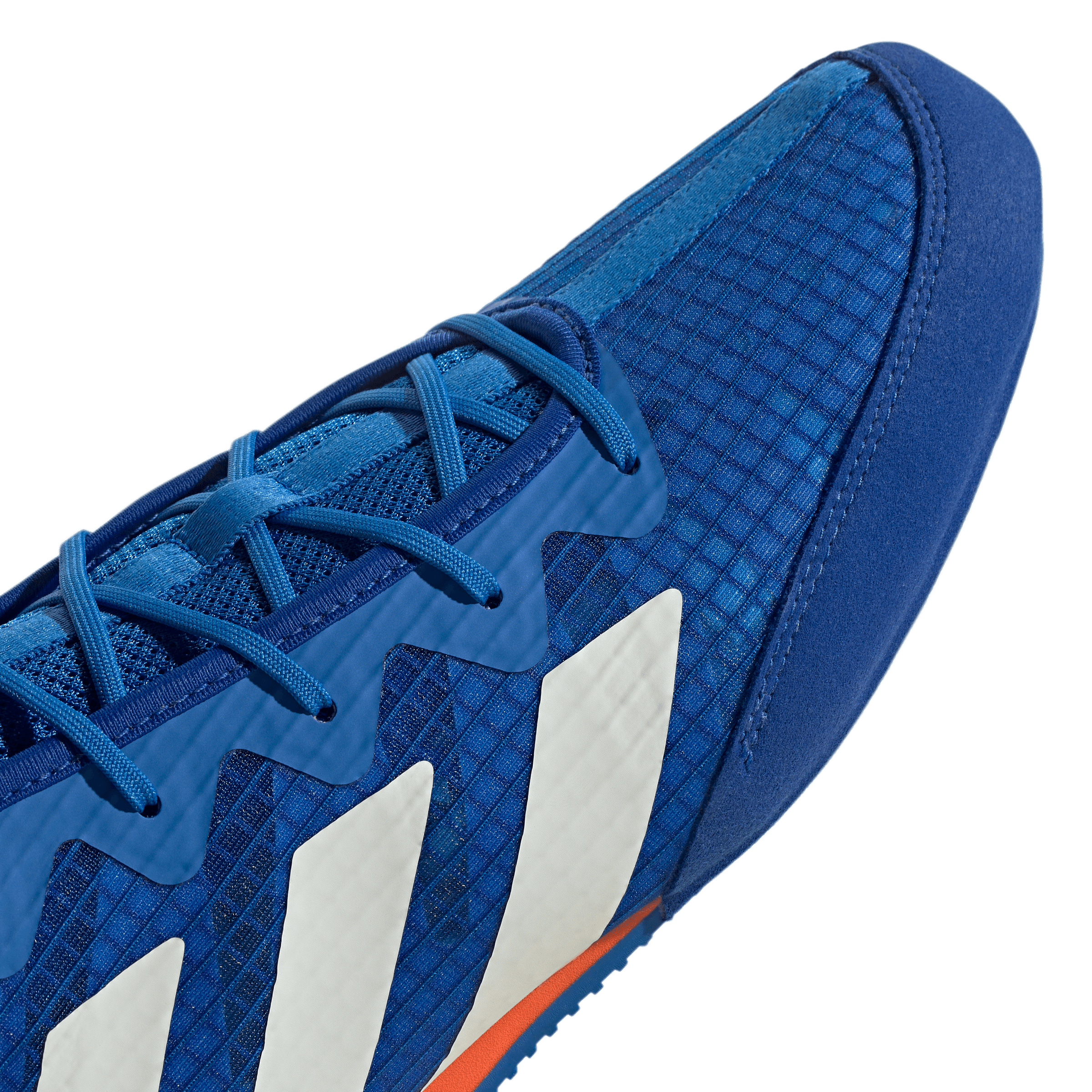 Adidas BOX HOG 4 Boxing Shoes Royal Blue White Red
