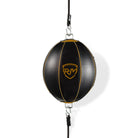 RingMaster Sports Double End Round Speed Ball BoxR Series Genuine Leather Gold/Black - RINGMASTER SPORTS - Made For Champions