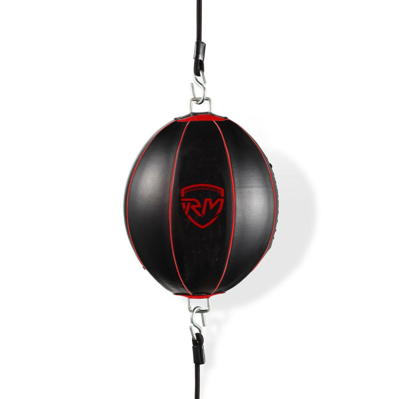 RingMaster Sports Double End Round Speed Ball BoxR Series Synthetic Leather Red/Black - RINGMASTER SPORTS - Made For Champions