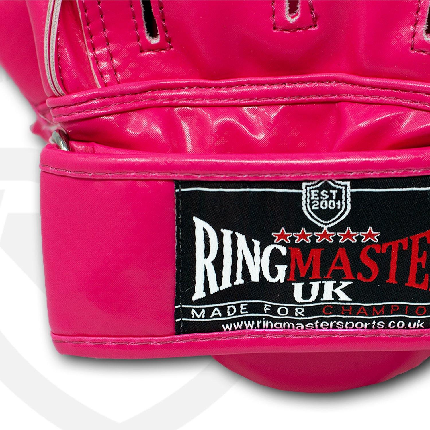 RingMaster Sports Ultralight Focus Pads Carbon Leather One Size Pink - RingMaster Sports
