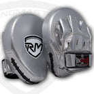 RingMaster Sports Ultralight Focus Pads Carbon Leather One Size Silver - RingMaster Sports