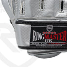 RingMaster Sports Ultralight Focus Pads Carbon Leather One Size Silver - RingMaster Sports