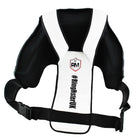 RingMasterUK Body Protector Chest Guard Synthetic Leather Training MMA Kickboxing (Black/White) - RingMaster Sports