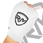 RingMaster Sports Slip on Elastic Hand Pads Mitts White - RINGMASTER SPORTS - Made For Champions