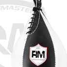 RingMaster Sports Speed Ball Genuine Leather White/Black - RingMaster Sports