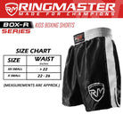 RingMaster Sports BoxR Kids Boxing Shorts Black - RINGMASTER SPORTS - Made For Champions