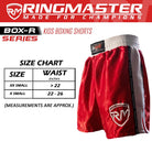 RingMaster Sports BoxR Kids Boxing Shorts Red - RINGMASTER SPORTS - Made For Champions