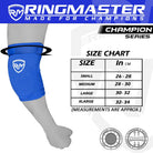 RingMaster Sports Elbow Pads Champion Series Blue - RINGMASTER SPORTS - Made For Champions