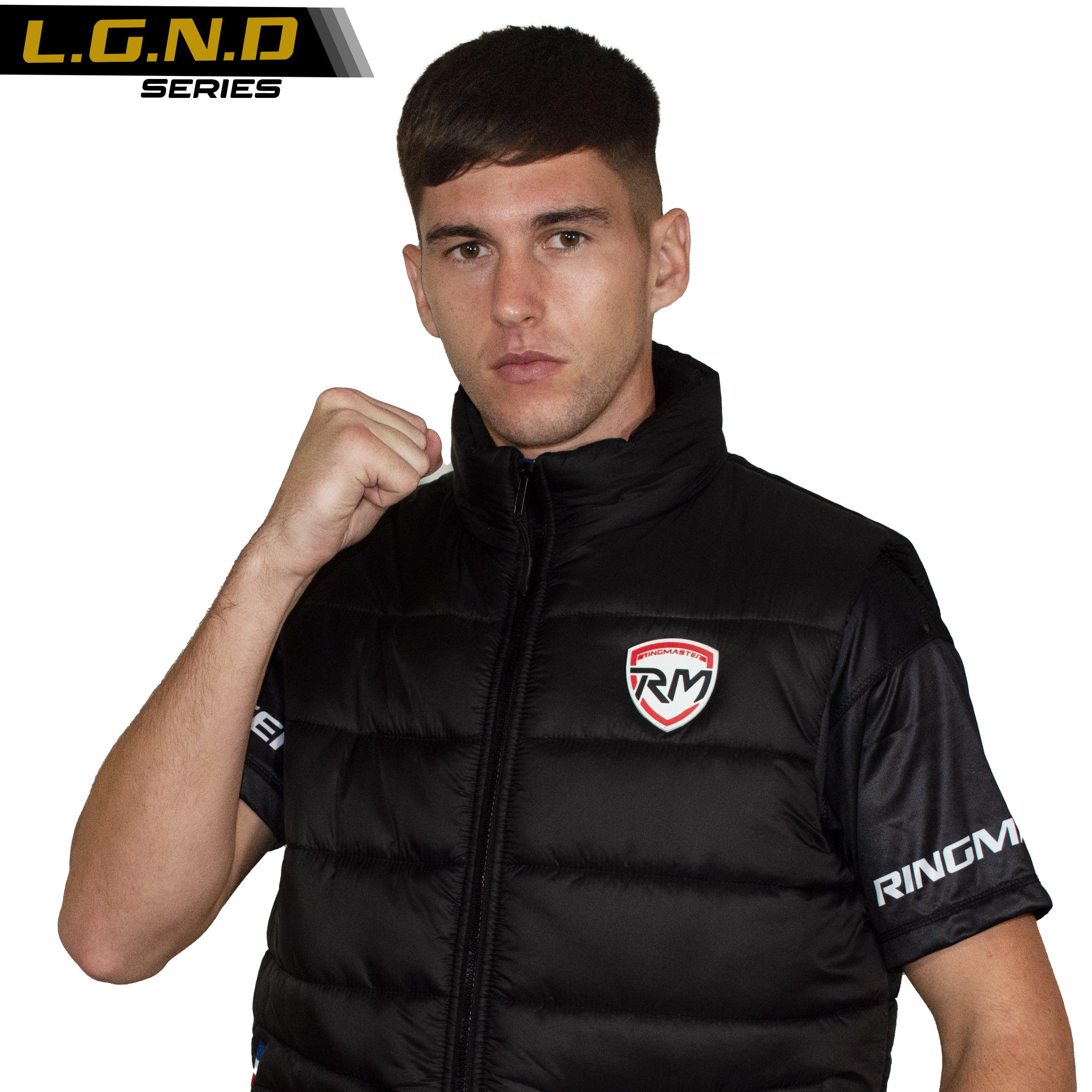 RingMaster Sports Gilet Jacket L.G.N.D Series Black - RINGMASTER SPORTS - Made For Champions