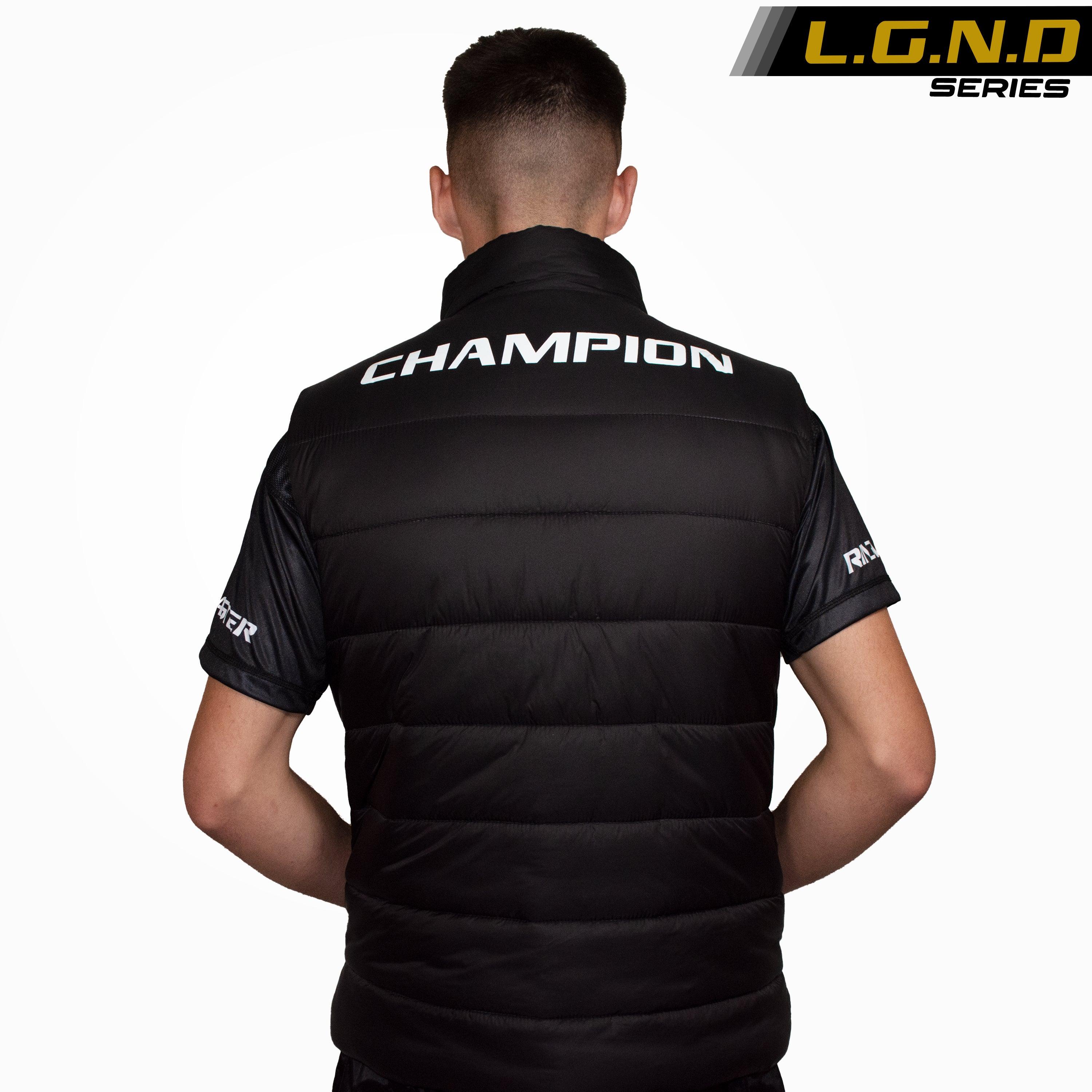 RingMaster Sports Gilet Jacket L.G.N.D Series Black - RINGMASTER SPORTS - Made For Champions