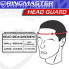 RingMaster Sports Boxing Head Guard blue & white training sparring mma kickboxing martial arts muay thai