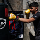 RingMaster Sports - Phenom Kids Boxing Gloves CarbonTech Gold - RINGMASTER SPORTS - Made For Champions