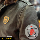 RingMaster Sports Pilot Leather Jacket L.G.N.D series Dark Brown - RINGMASTER SPORTS - Made For Champions