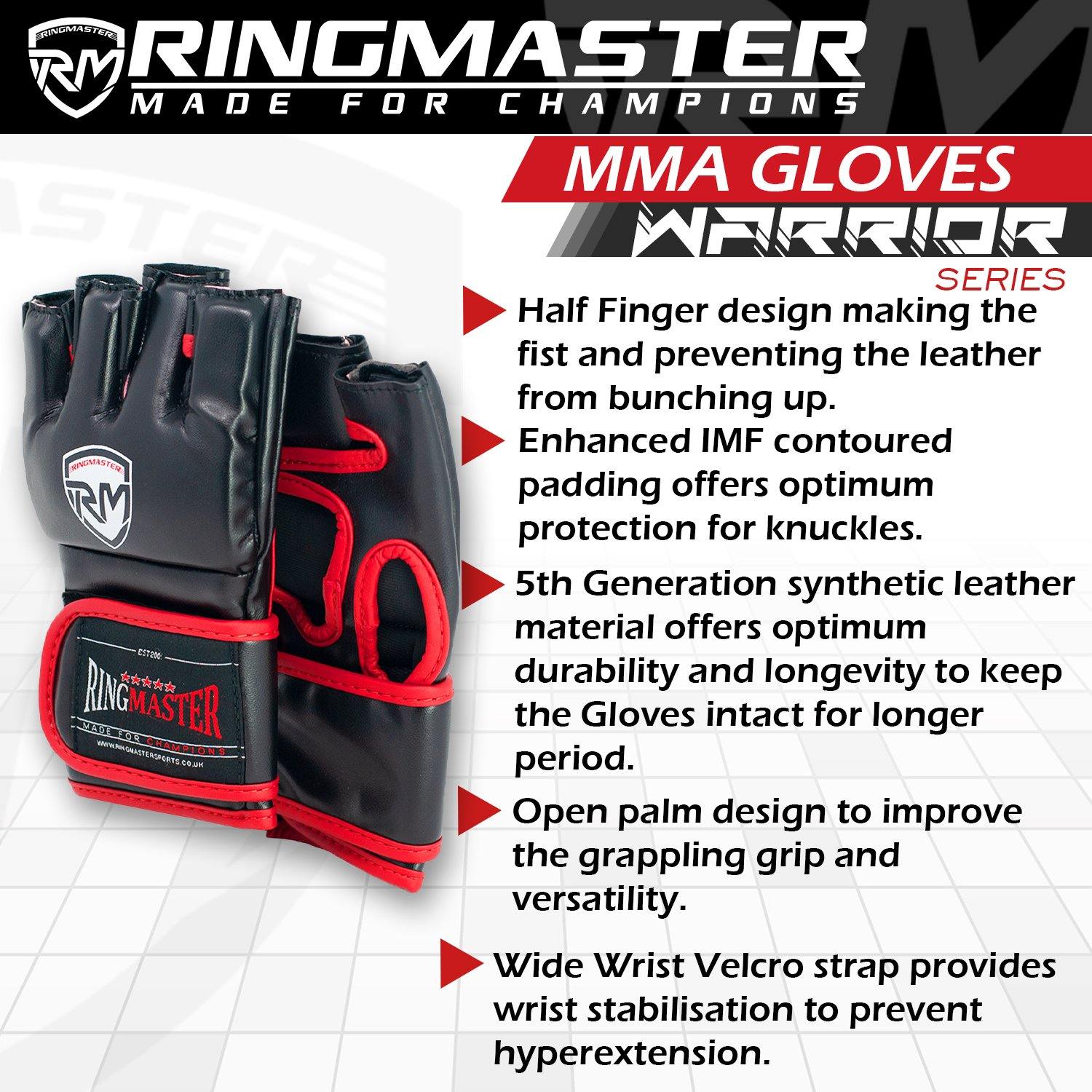 For Pads, Champions SPORTS - - Made MMA and BJJ Suits & Equipment MMA BJJ – Gloves, Vests, Shorts RINGMASTER