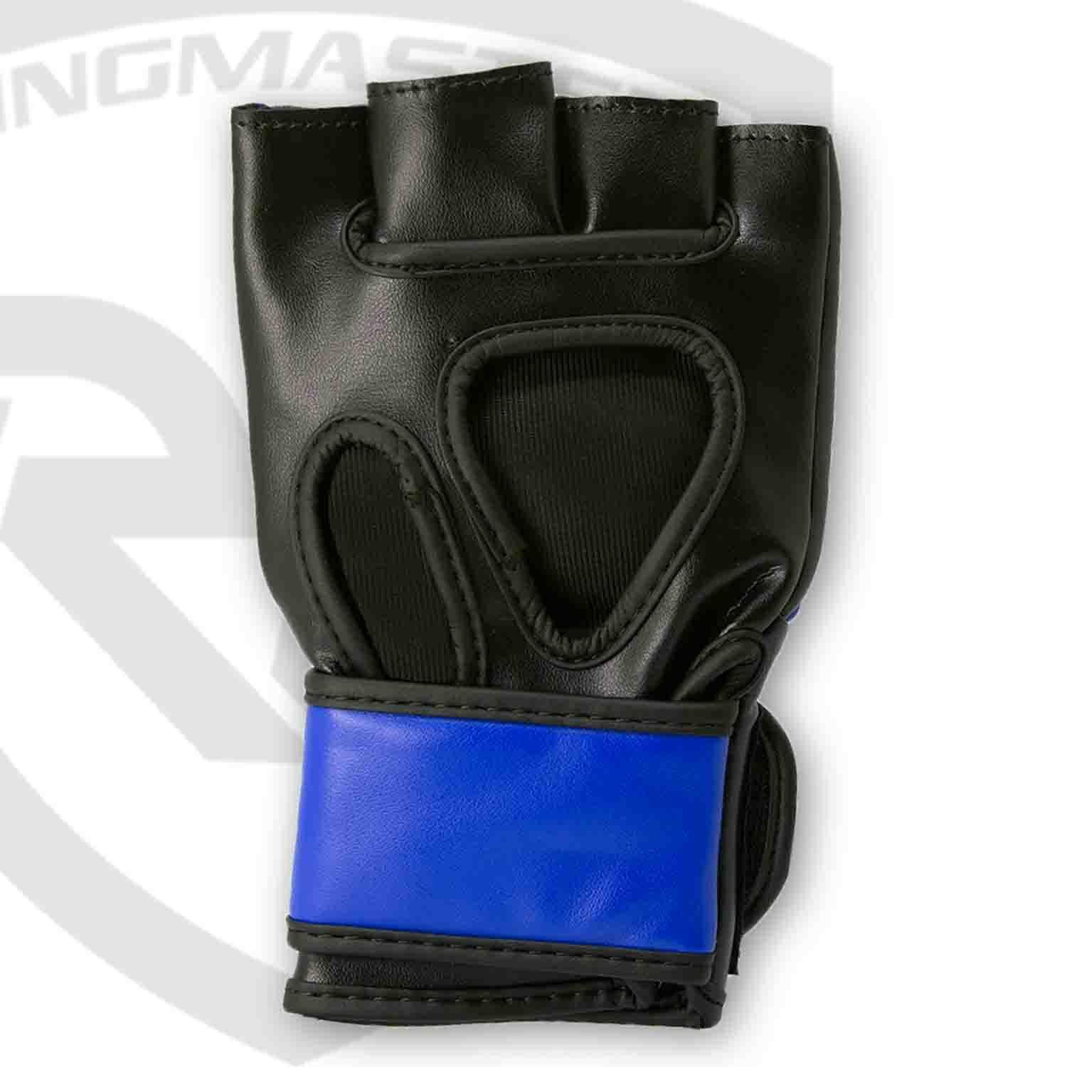 RingMaster Sports Warrior Series MMA Gloves 5oz Blue - RingMaster Sports