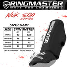 RingMaster Sports Shin Instep Guard Nuk Soo Series Black - RingMaster Sports