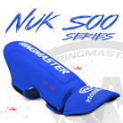 RingMaster Kids Shin Instep Guard Nuk Soo Series Blue - RINGMASTER SPORTS - Made For Champions