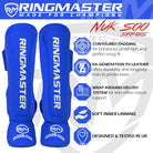 RingMaster Kids Shin Instep Guard Nuk Soo Series Blue - RINGMASTER SPORTS - Made For Champions