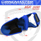 RingMaster Kids Shin Instep Guard Nuk Soo Series Blue - RINGMASTER SPORTS - Made For Champions