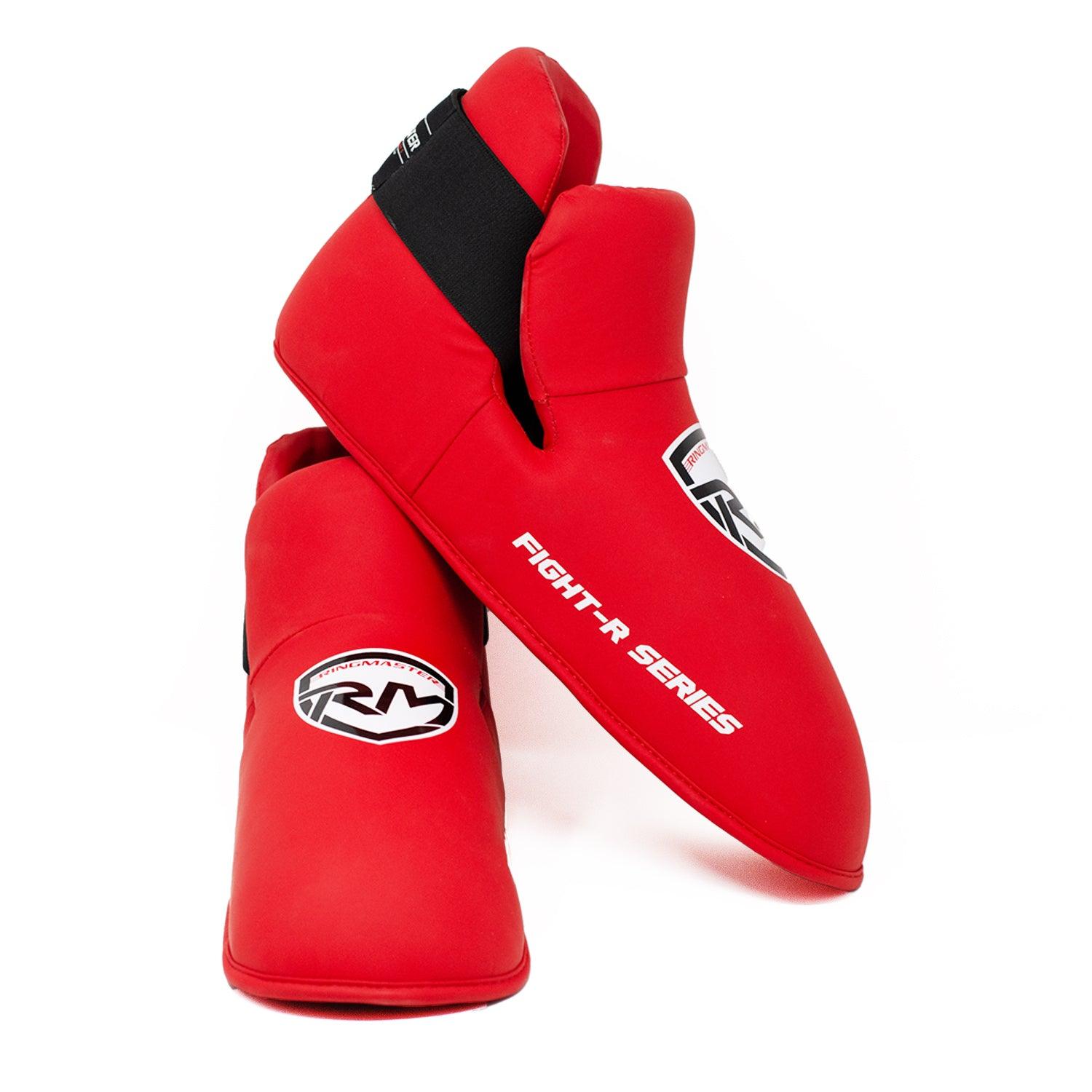 RingMaster Sports Semi Contact Point Foot Protector Taekwondo Kickboxing K1 Red - RINGMASTER SPORTS - Made For Champions