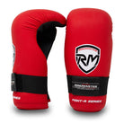 RingMaster Sports Kids Semi Contact Point Gloves Taekwondo Kickboxing Red - RINGMASTER SPORTS - Made For Champions