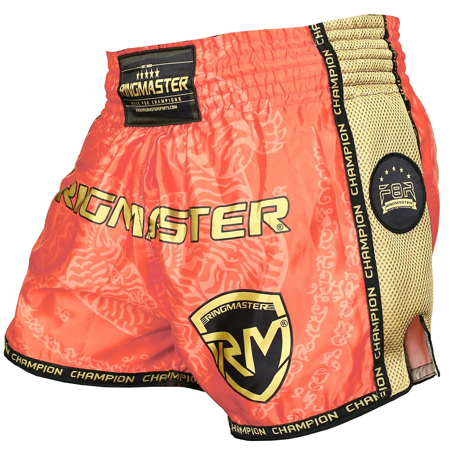 RingMaster Sports Thai / Kickboxing Shorts F8R Series Pink - RINGMASTER SPORTS - Made For Champions