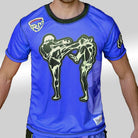 RingMaster Sports Warrior Kids Kickboxing T-Shirt Blue - RingMaster Sports 1
