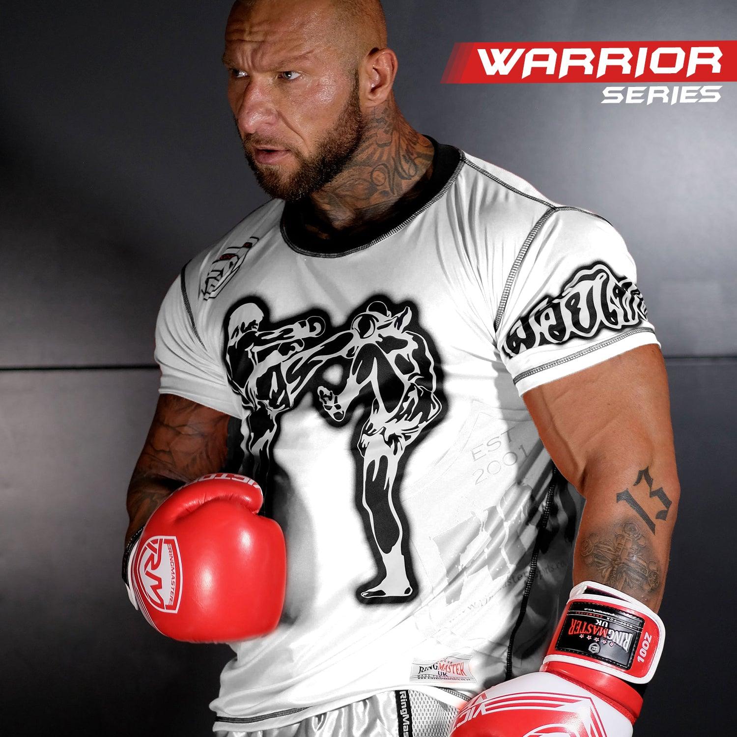 RingMaster Sports Warrior Kickboxing T-Shirt White - RingMaster Sports 3