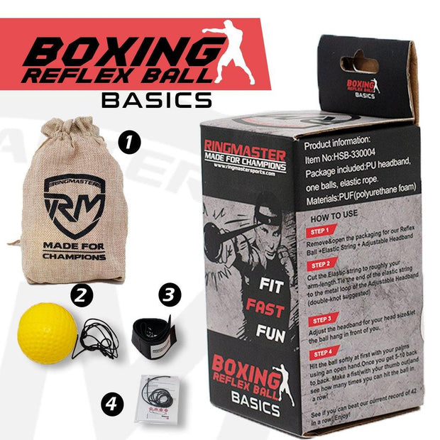 Head Speedball, Reflex Ball for Boxing Training RINGMASTER SPORTS