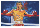 **Signed & Framed** Anthony "Million Dolla" Crolla Painting Print Poster Original Painting By Patrick J. Killian - RINGMASTER SPORTS - Made For Champions