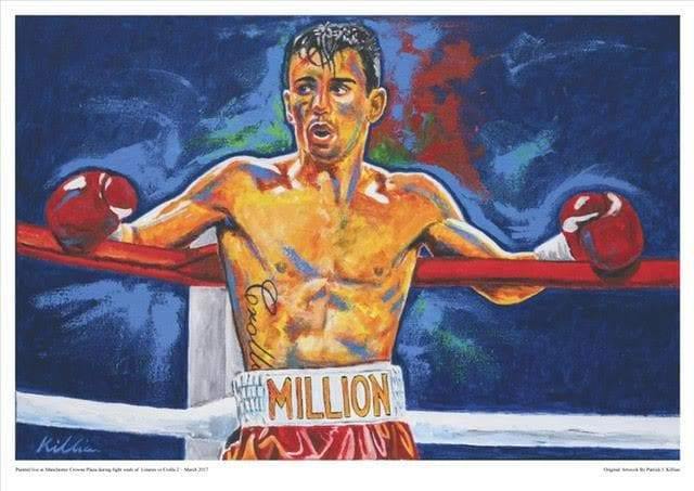 Anthony Crolla “Million Dolla” boxing artwork