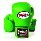 BGVL3 Twins Lime Green Velcro Boxing Gloves - RingMaster Sports