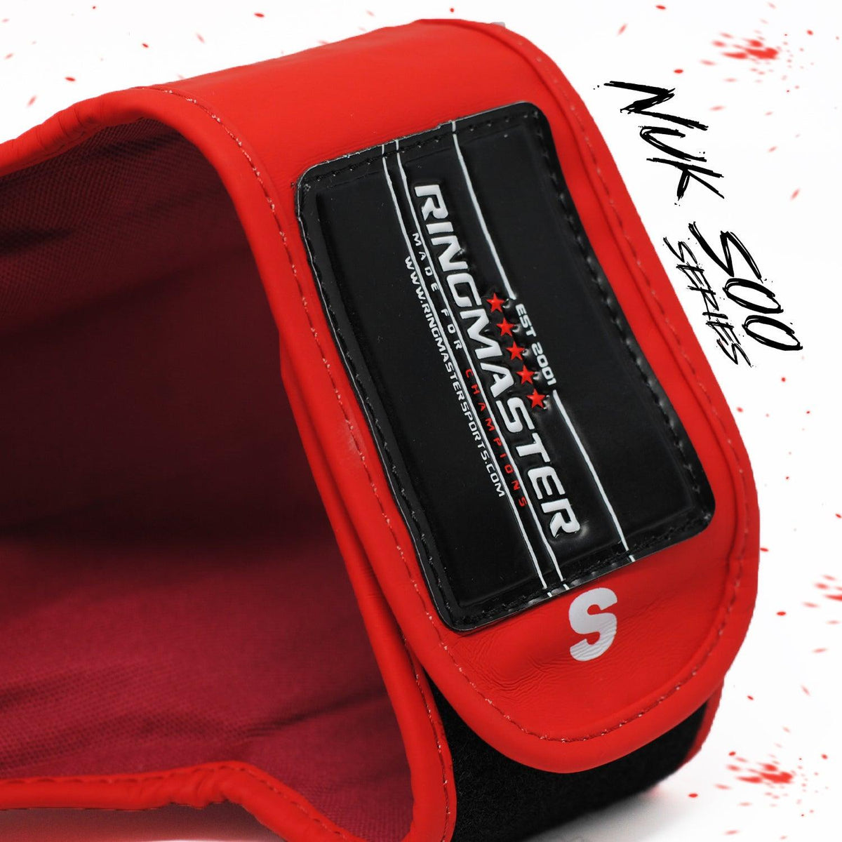 RingMaster Nuk Soo shin instep guard with adjustable hook-and-loop straps