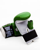 Green RingMaster Sports bag mitts with hook-and-loop wrist strap