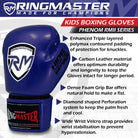 Blue RingMaster Sports kids boxing gloves