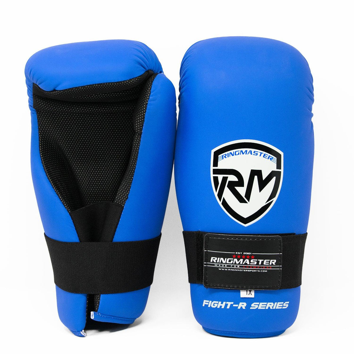 RingMaster Sports blue semi contact martial arts gloves
