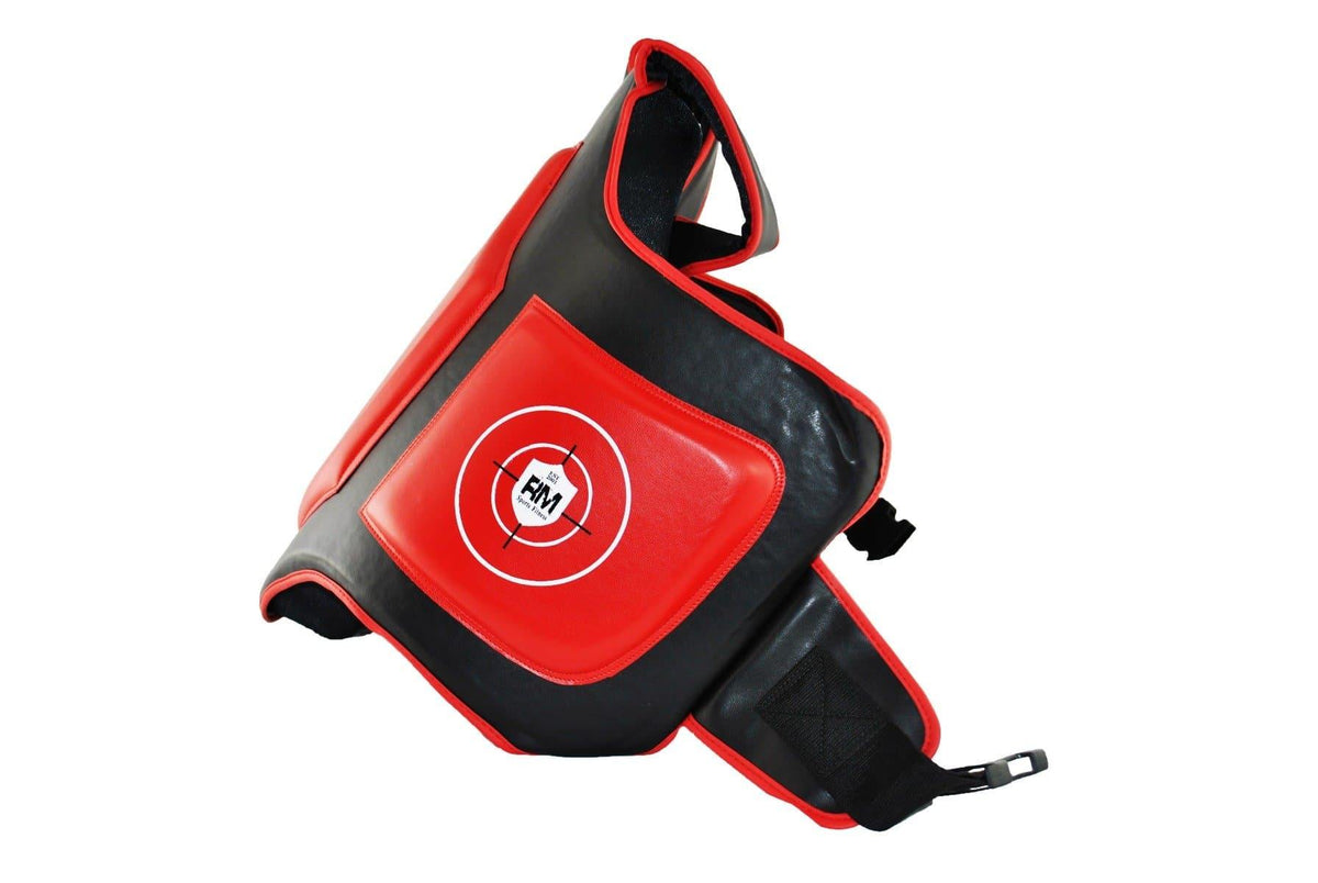RingMaster Sports black and red body protector for boxing training